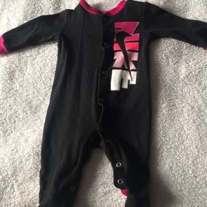Babygirl NIKE button up onesie